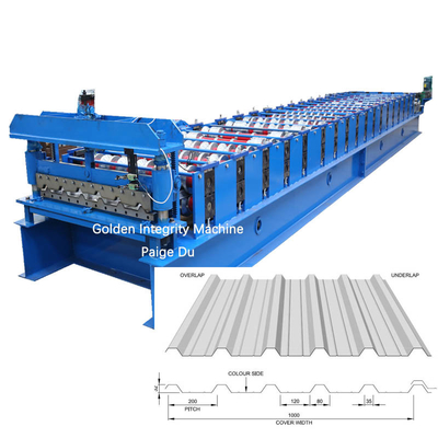 1.5mm 18 Formungsdeckungs-Blatt-Rolle der schritt-IBR trapezoide, die Maschine bildet