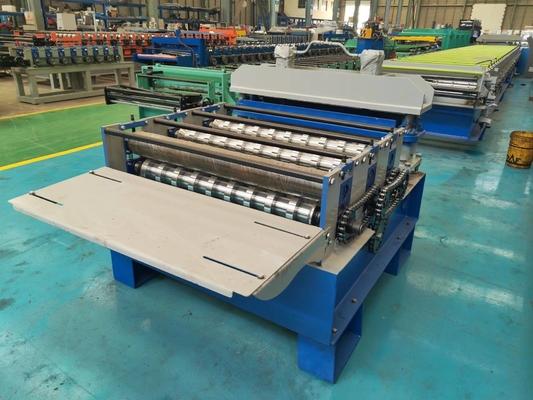 IBR-Dach-Blatt-Platte, die Maschinen-Stahlblech-Kräuselungsmaschine kurvt