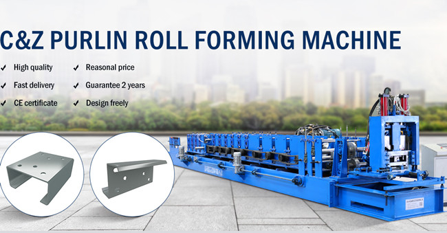 Hydraulische Schnitt C Z Purlin-Rolle, die Maschine, vollen automatischen z-Purlin herstellt Maschine bildet