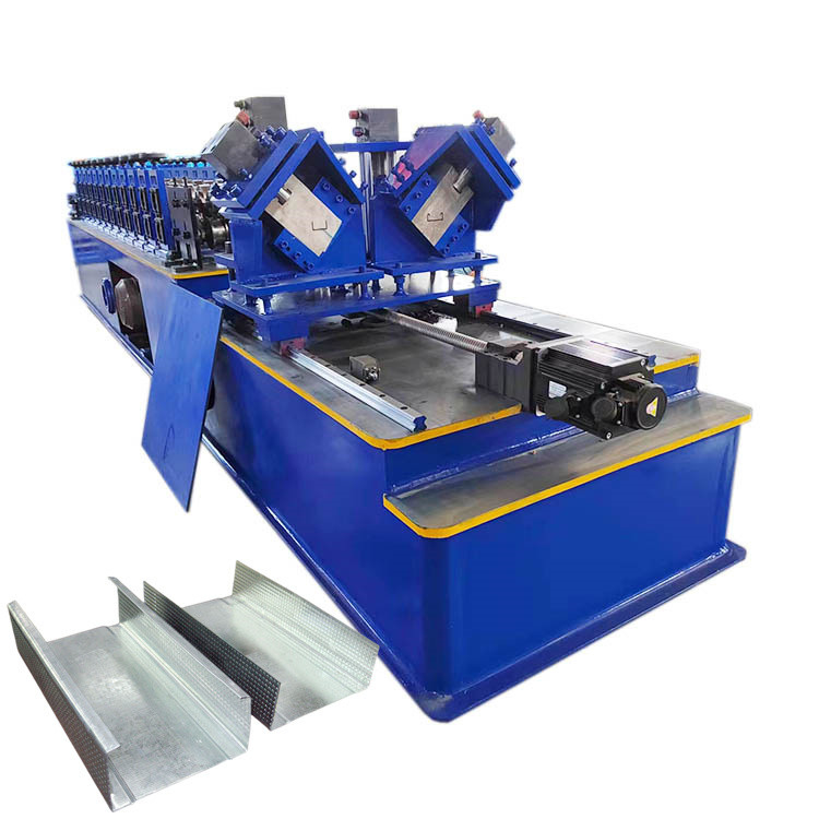 Doppelte Linien Profil-Licht-Messgerät-Stahl Keel Roll Forming Machine Omegas C U