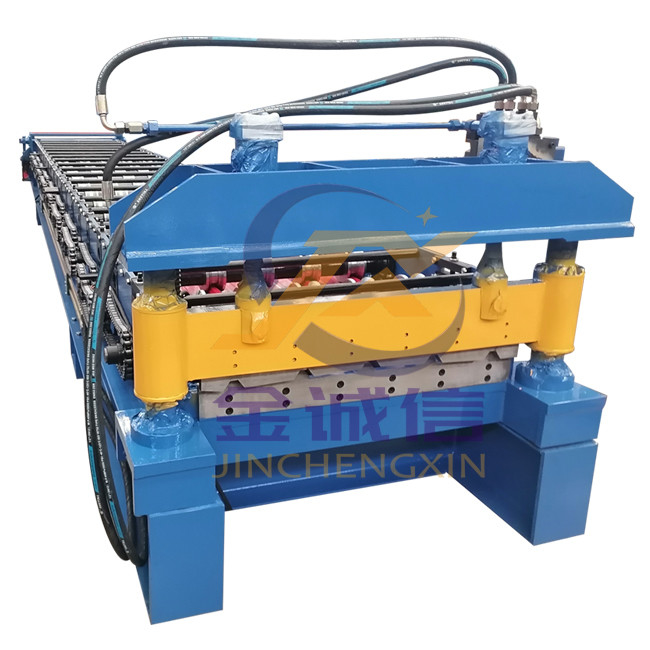 Dach-Platten-Rolle der volle automatische Farbestahl-IBR 686, die Maschine PLC-Steuerung bildet