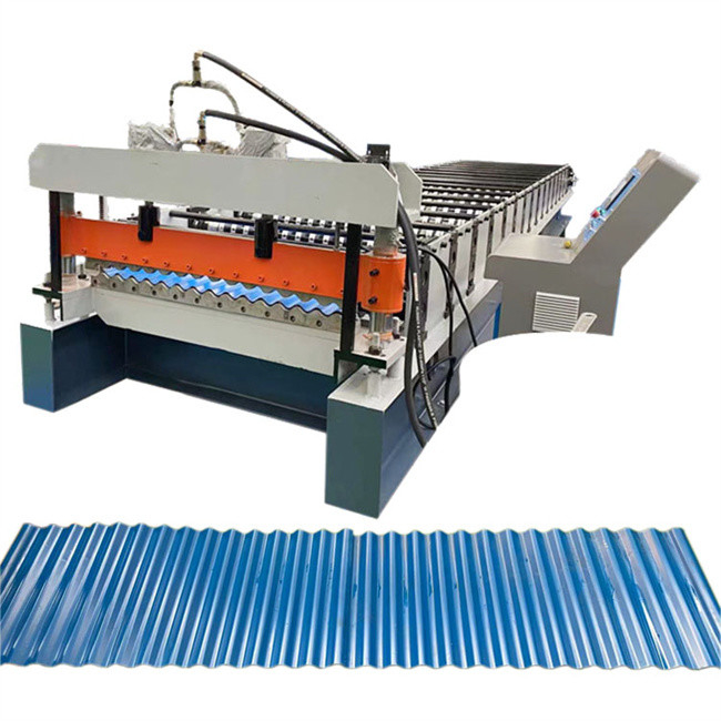Hochgeschwindigkeits-30m/min runzelte die Stahlplattenrolle, welche die Maschine corrygated Fliese bildet, die Maschine herstellt