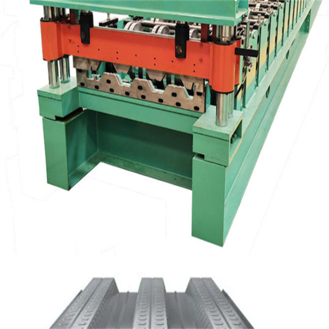 0.8mm-1.5mm Boden Decking-Rolle, die Maschine galvanisierte hohe Geschwindigkeit bildet