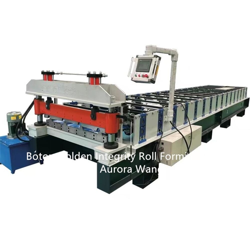 Die Stahlprofil-Dach-Platten-Rolle, die Maschine bildet, galvanisierte die trapezoide Rolle, die Maschine bildet